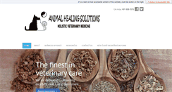 Desktop Screenshot of animalhealingsolutions.com